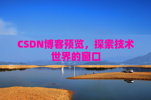 CSDN博客预览，探索技术世界的窗口